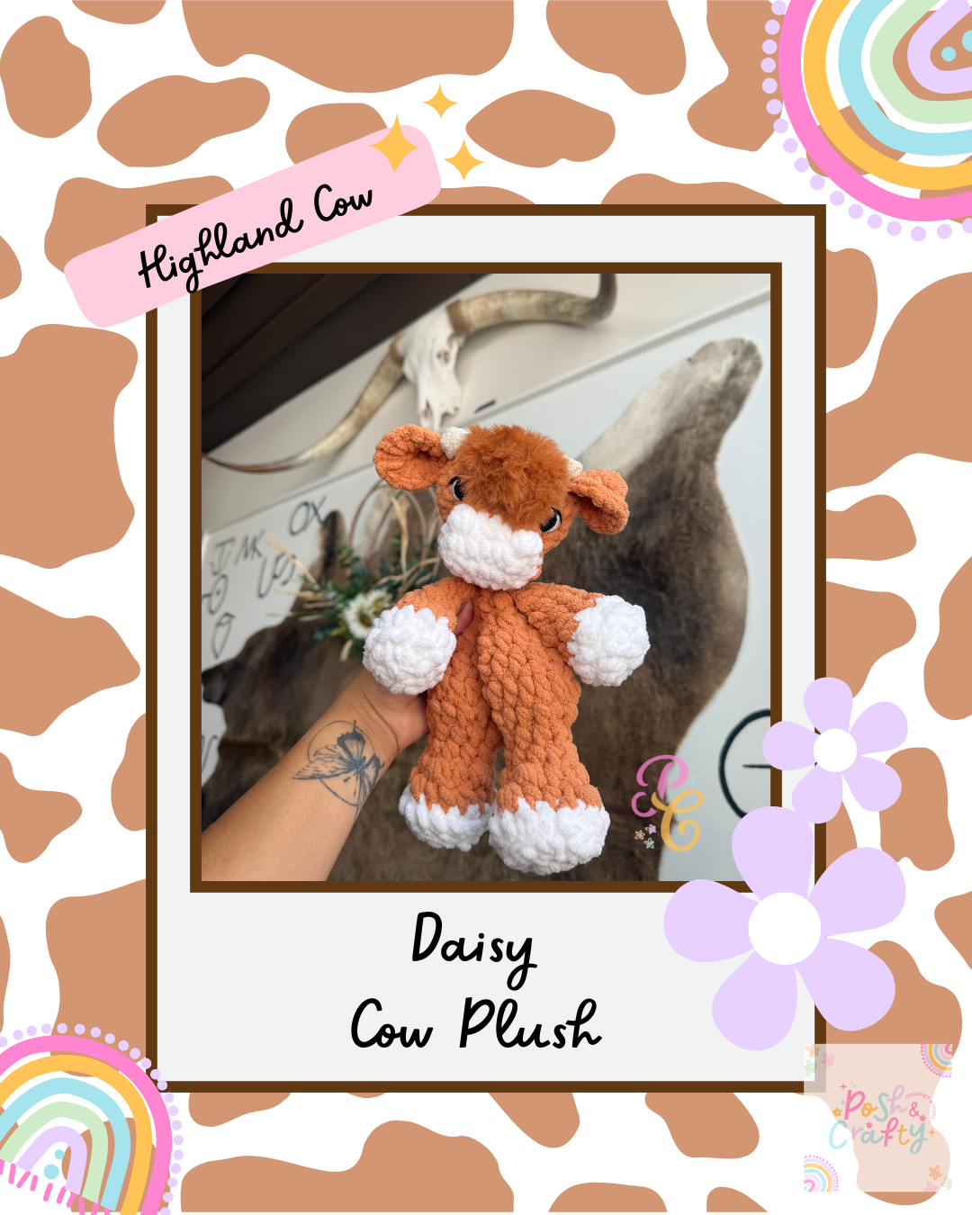 Daisy Cow Plush