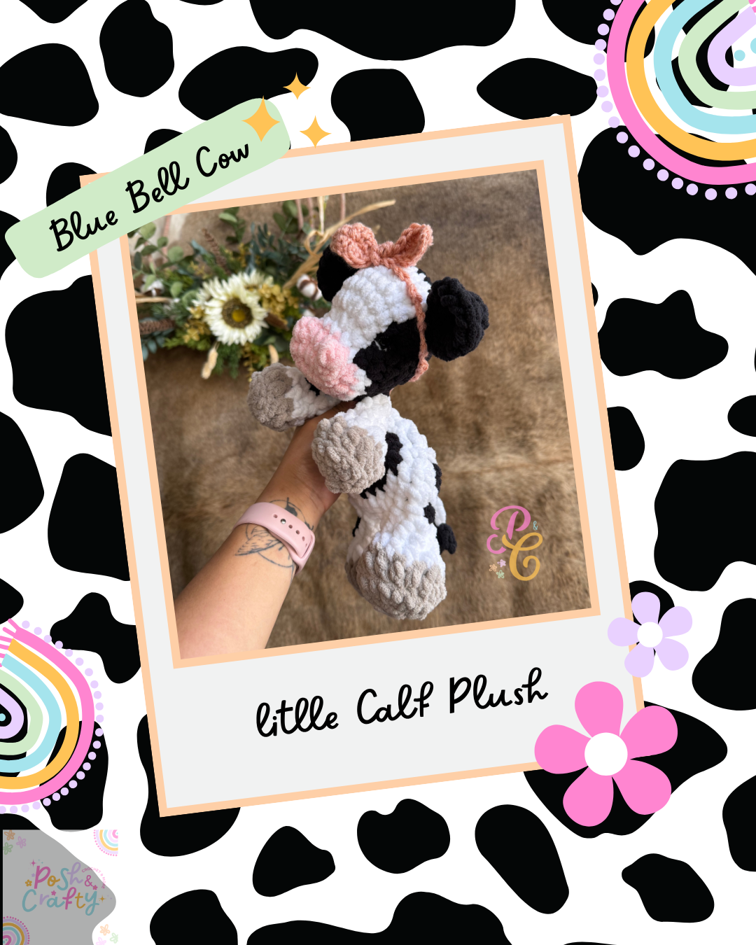 Blue Bell the calf Plush