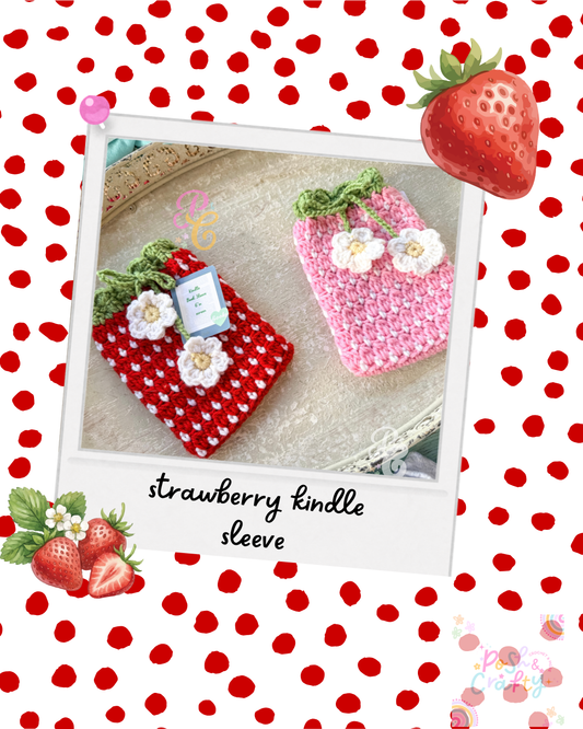 Strawberry Kindle sleeve